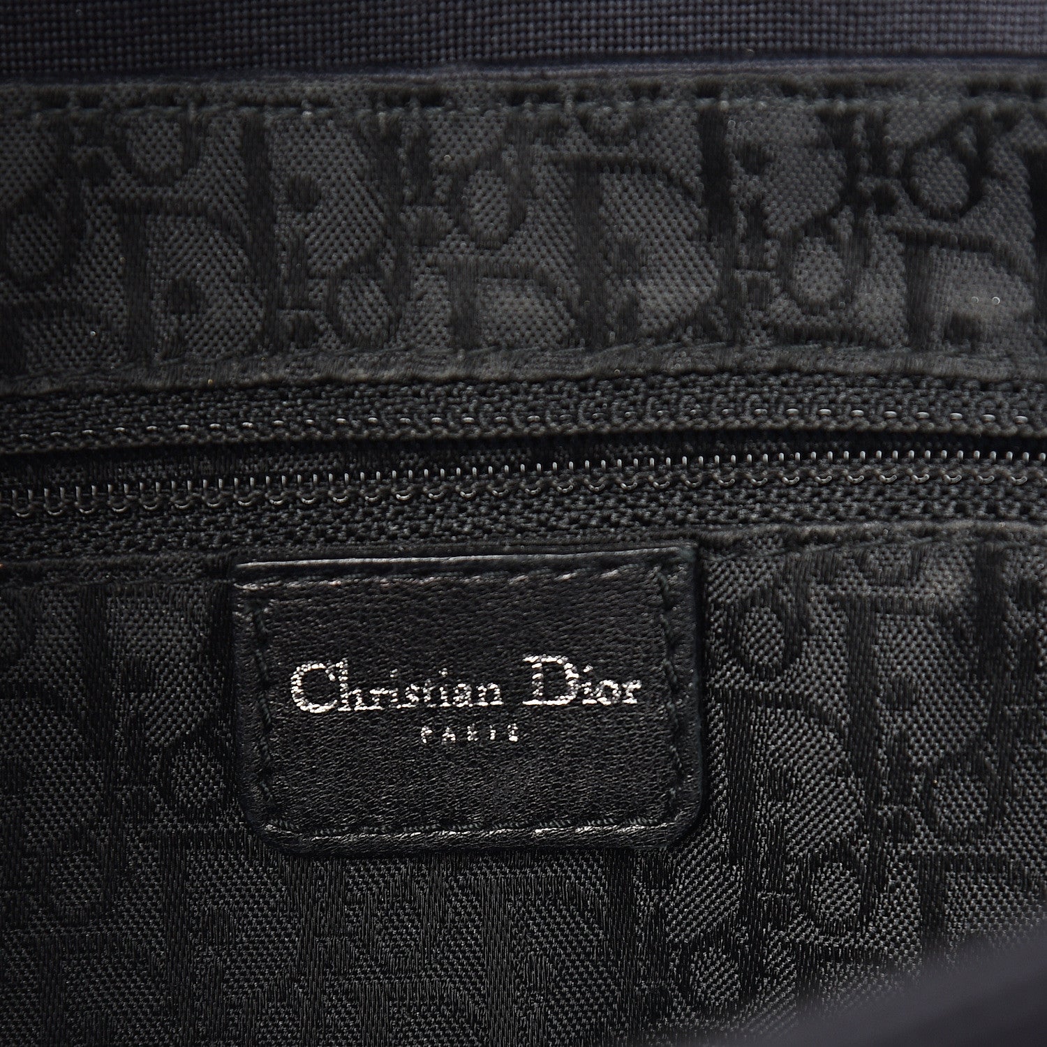 Christian Dior Silk Jersey Crystal Hardcore Clutch Black 5 of 10