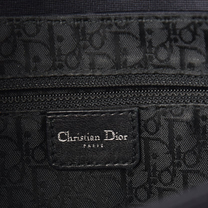 Christian Dior Silk Jersey Crystal Hardcore Clutch Black 5 of 10