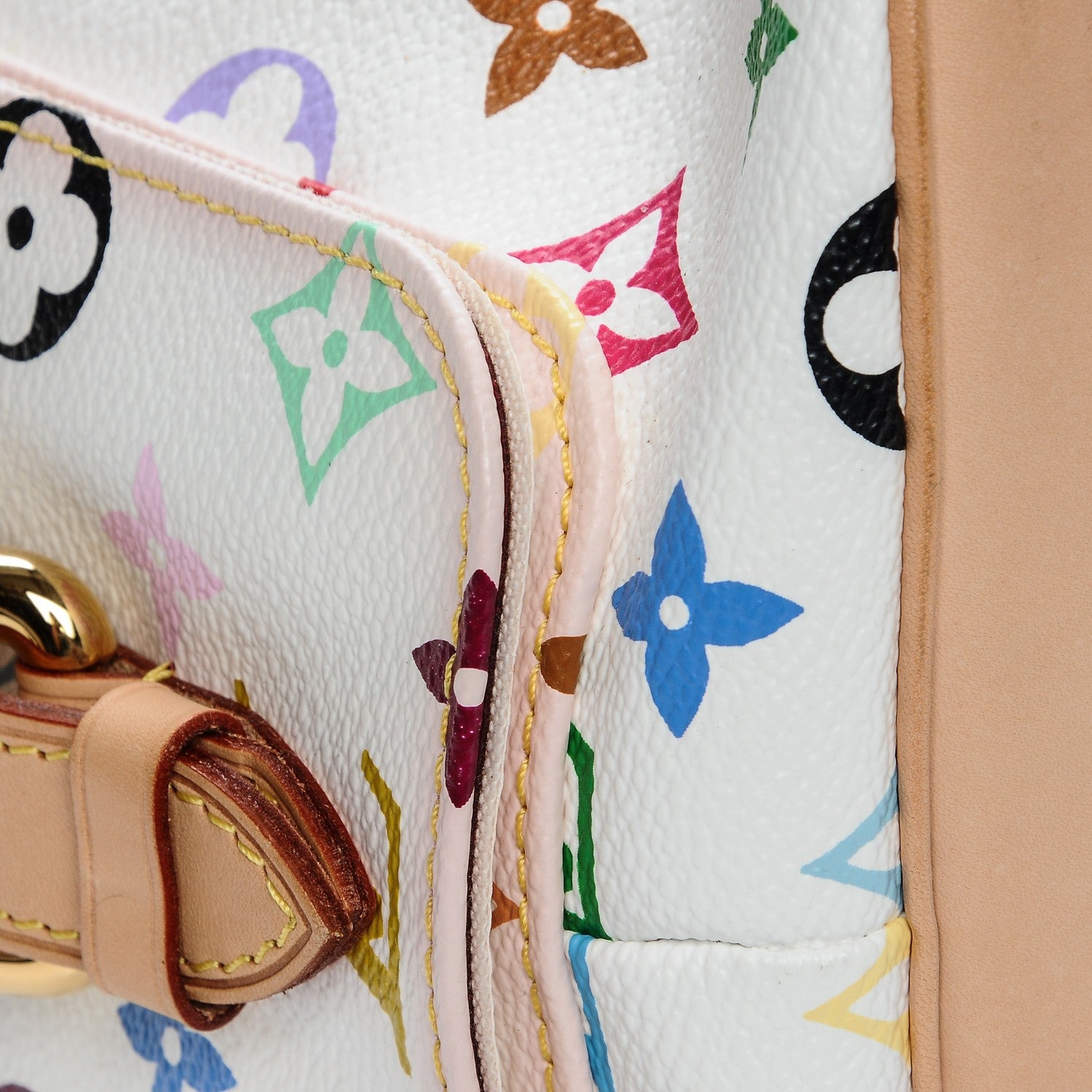 Louis Vuitton Monogram Multicolor Petit Noe White 7 of 8