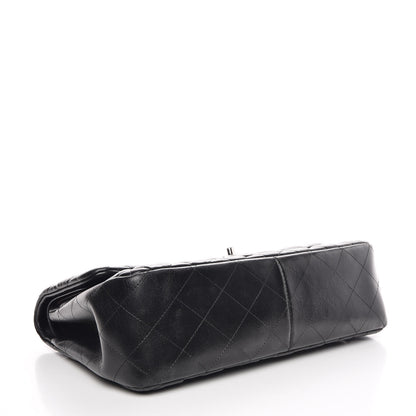 Chanel Lambskin Quilted Jumbo Double Flap Black 5 of 12