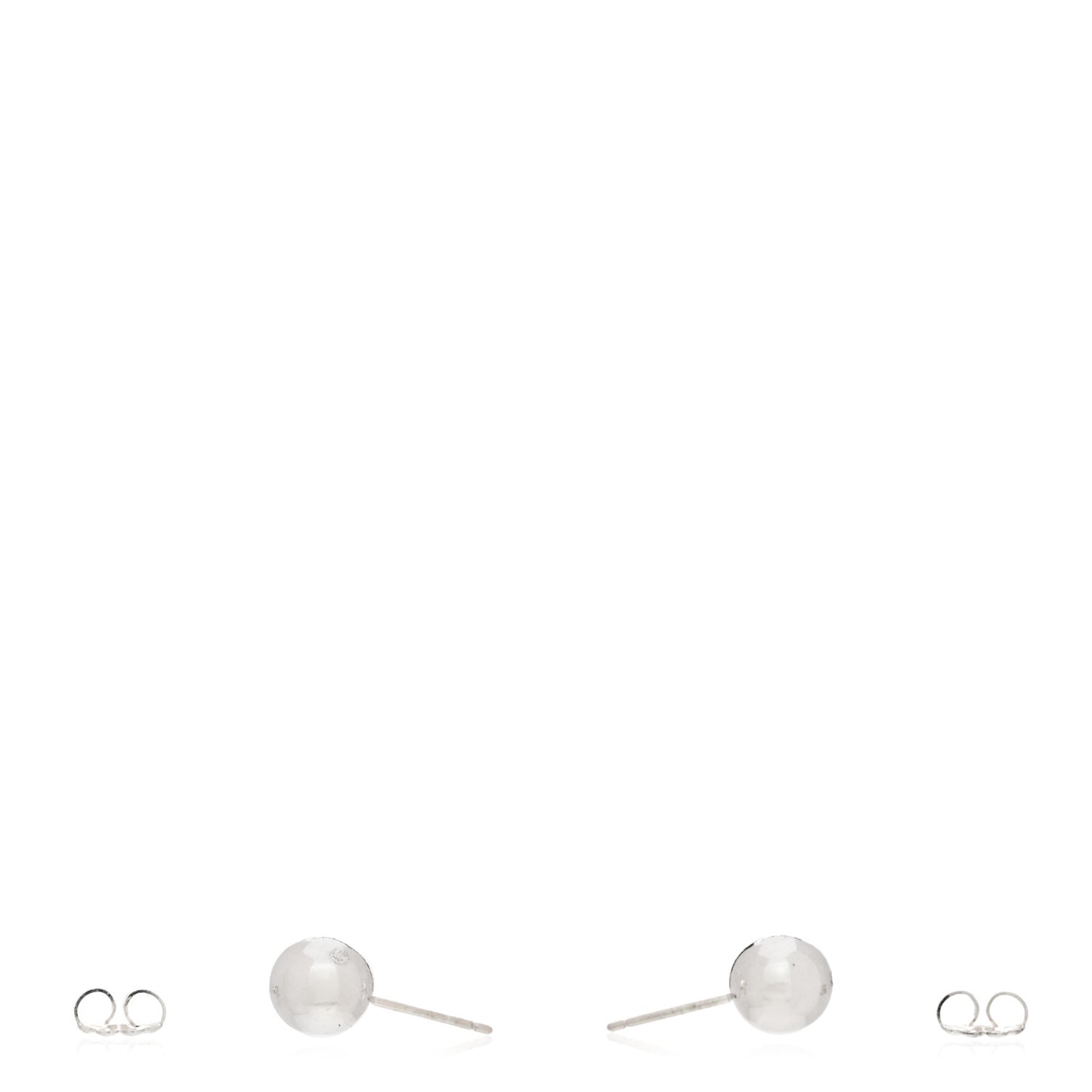 Sterling Silver 8mm HardWear Ball Earrings