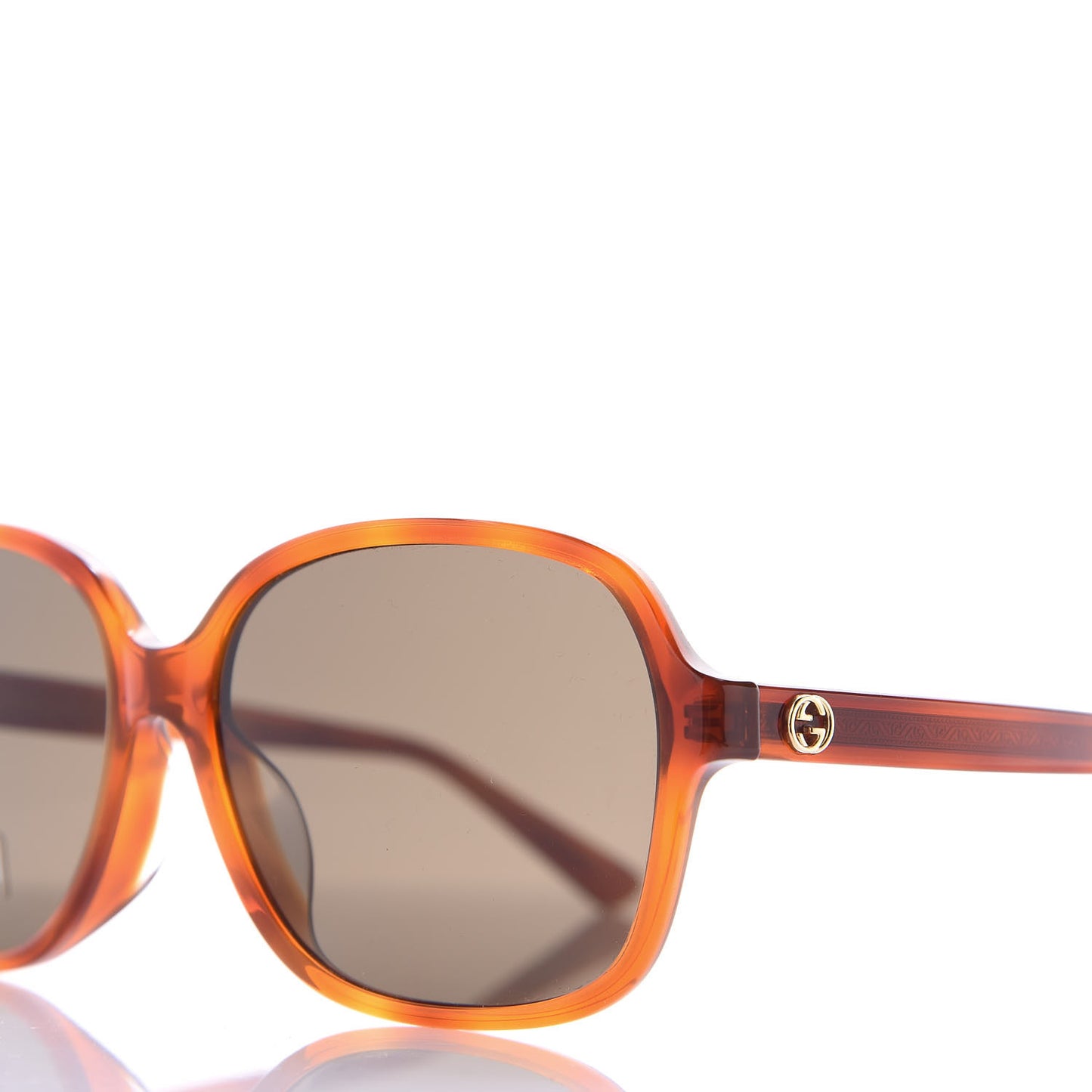 Acetate Square Frame Sunglasses GG 3834/F/S Tortoise