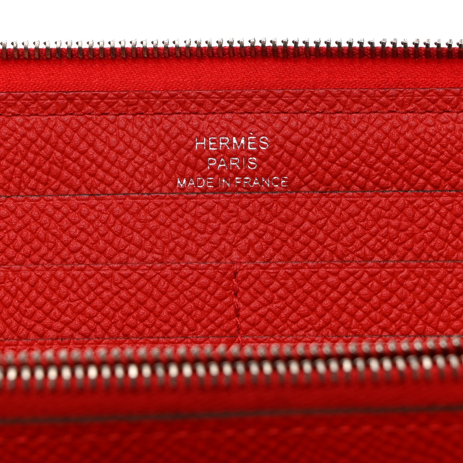 Hermes Epsom Azap Wallet Rouge de Coeur 6 of 8