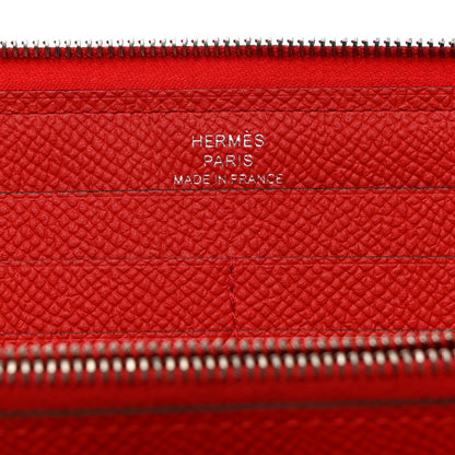 Hermes Epsom Azap Wallet Rouge de Coeur 6 of 8
