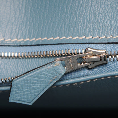 Hermes Epsom Birkin 35 Blue Jean 16 of 24