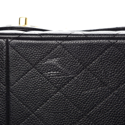 Chanel Caviar Quilted Jumbo Double Flap Black 10 of 10