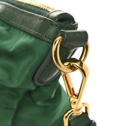 Prada Tessuto Nylon Saffiano Tote Oleandro 11 of 16