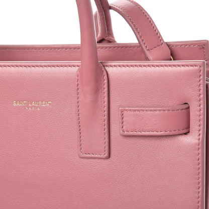 Saint Laurent Calfskin Nano Sac De Jour Rose Dark 10 of 13