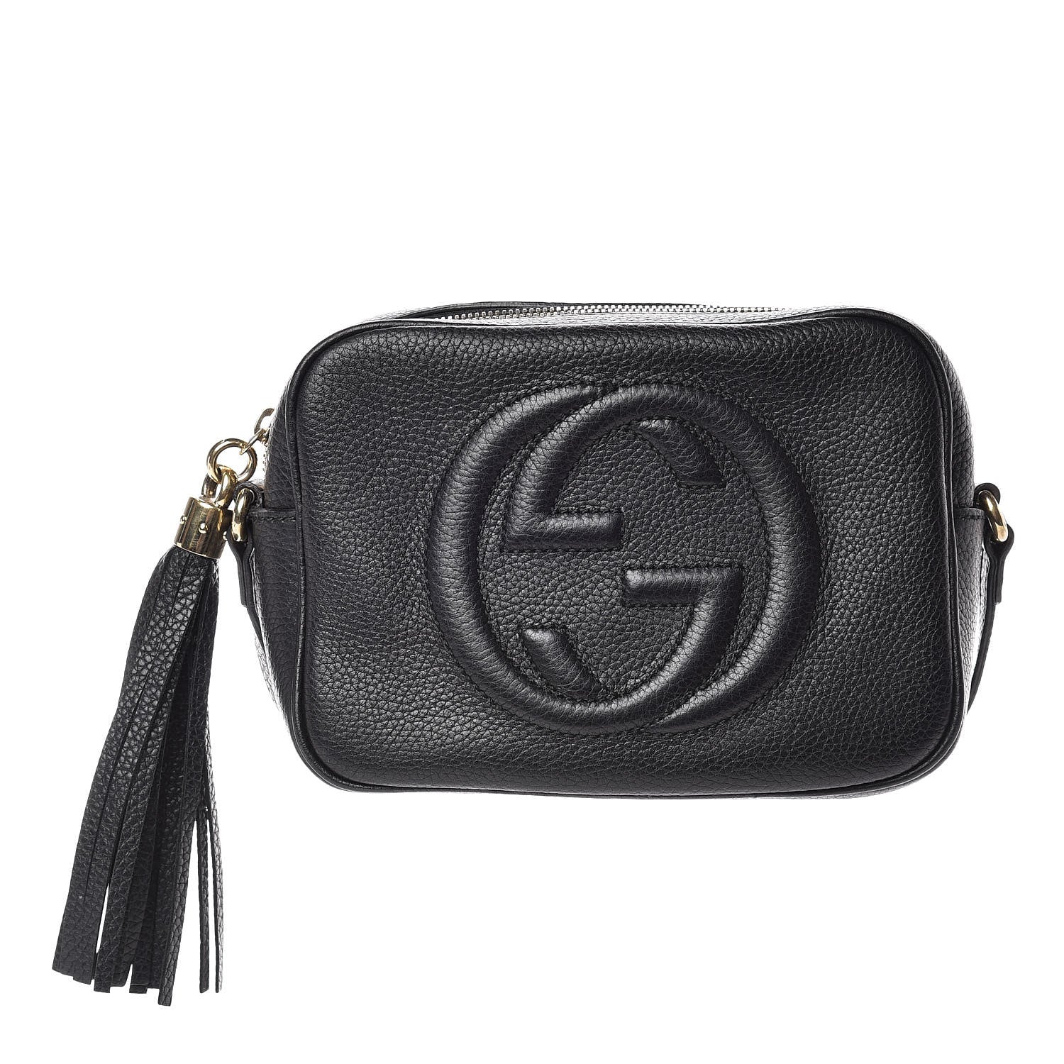Gucci Pebbled Calfskin Small Soho Disco Bag Black 1 of 19