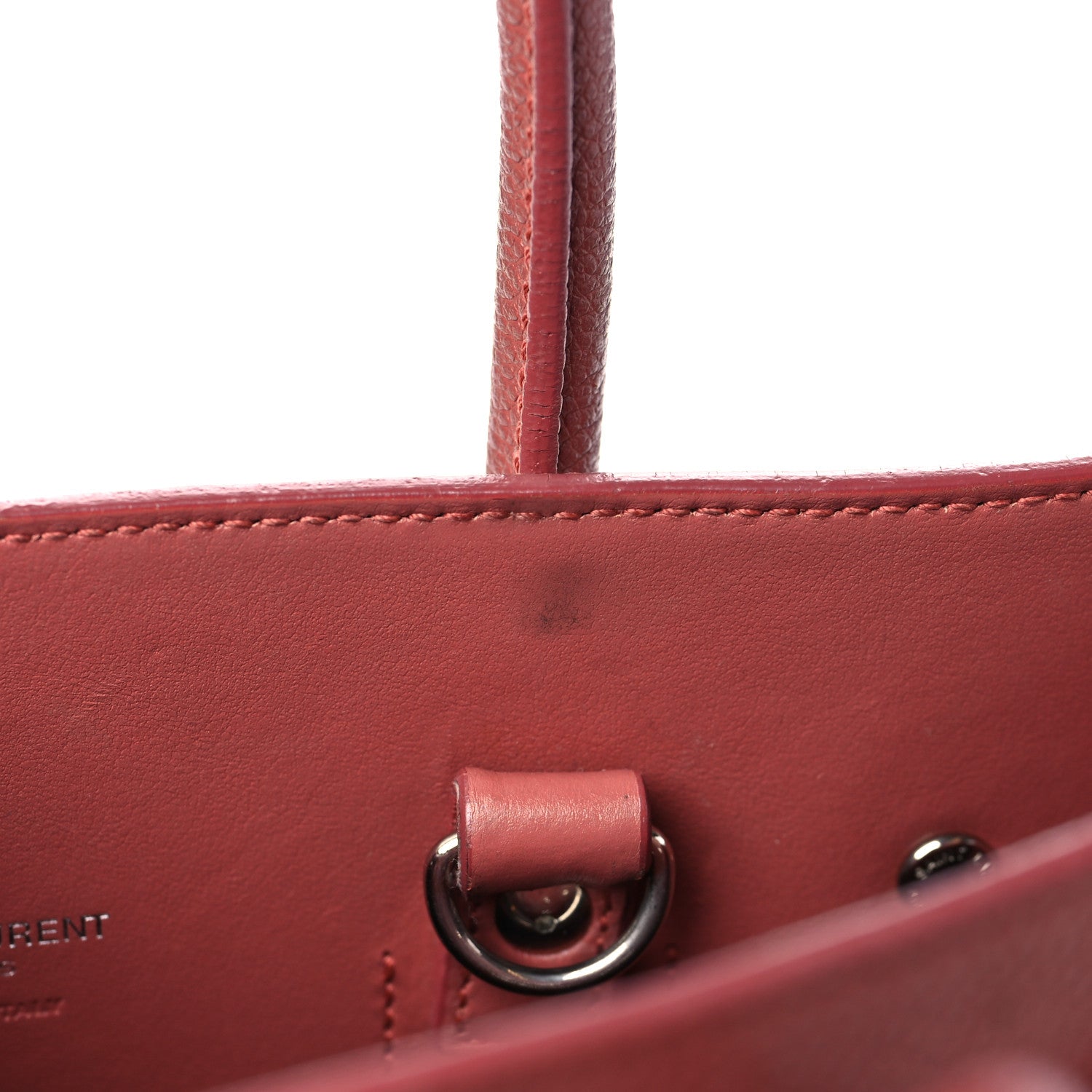 Saint Laurent Grained Calfskin Baby Sac De Jour Mystic Rose 10 of 11