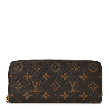 Louis Vuitton Monogram Clemence Wallet Fuchsia 1 of 10