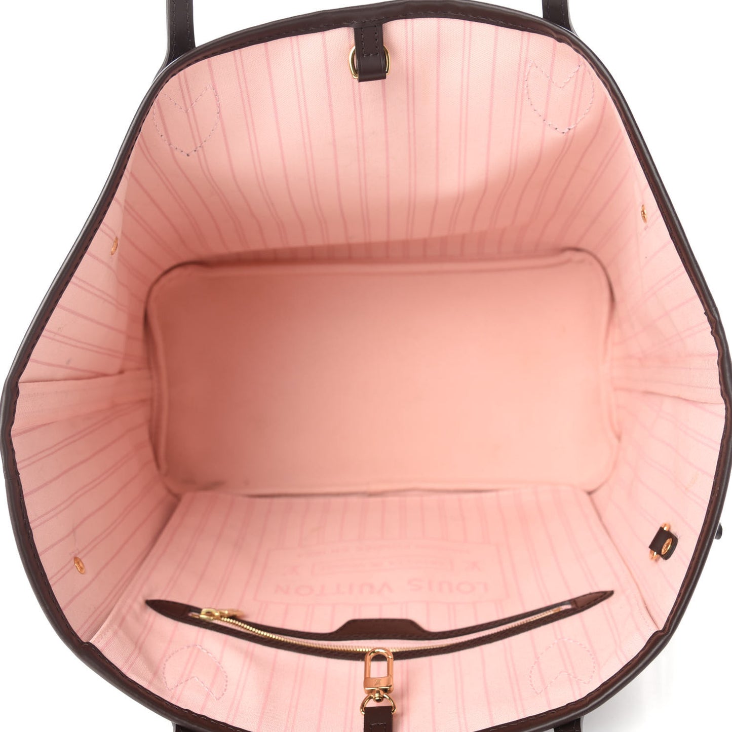 Damier Ebene Neo Neverfull MM Rose Ballerine