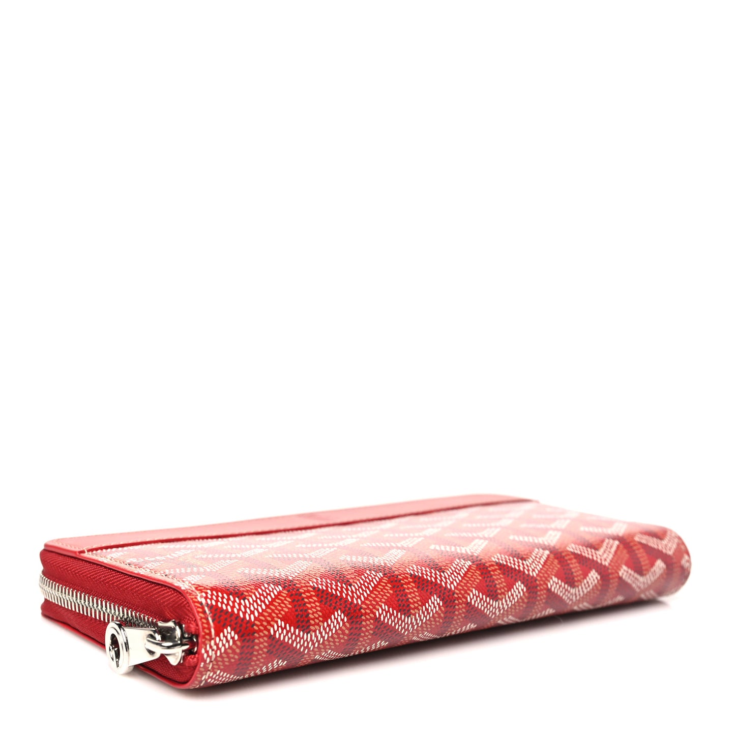 Goyardine Matignon Zip Around GM Wallet Red