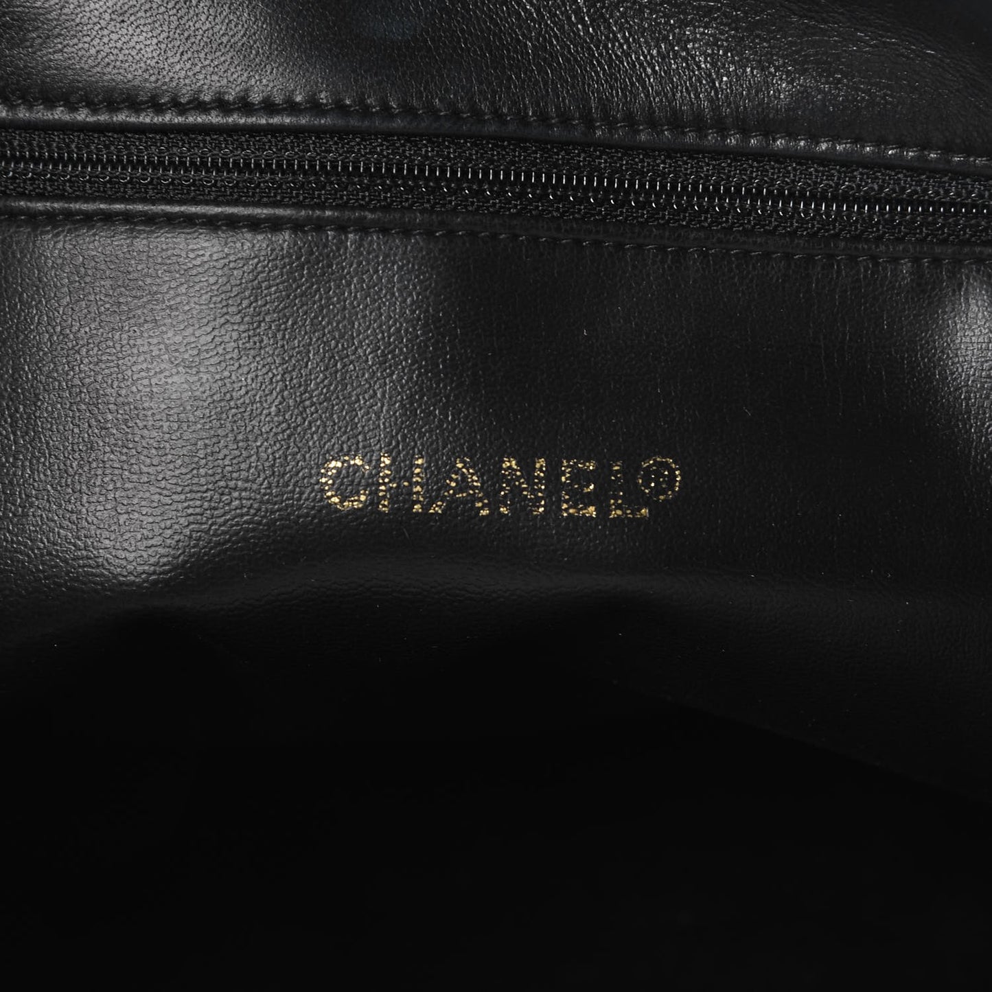 Lambskin Chevron Quilted Tote Black