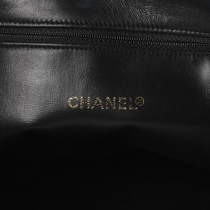 Chanel Lambskin Chevron Quilted Tote Black 6 of 16