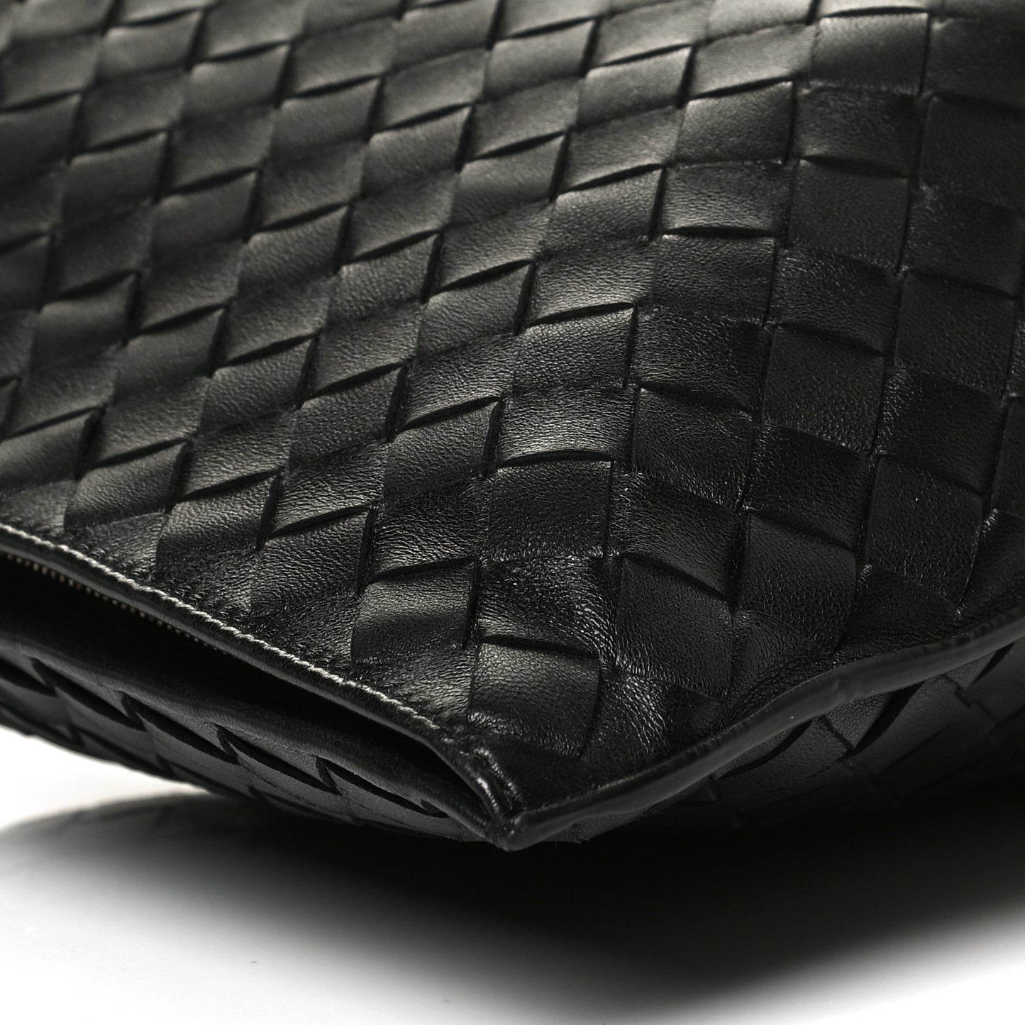 Nappa Intrecciato BV Twist Black
