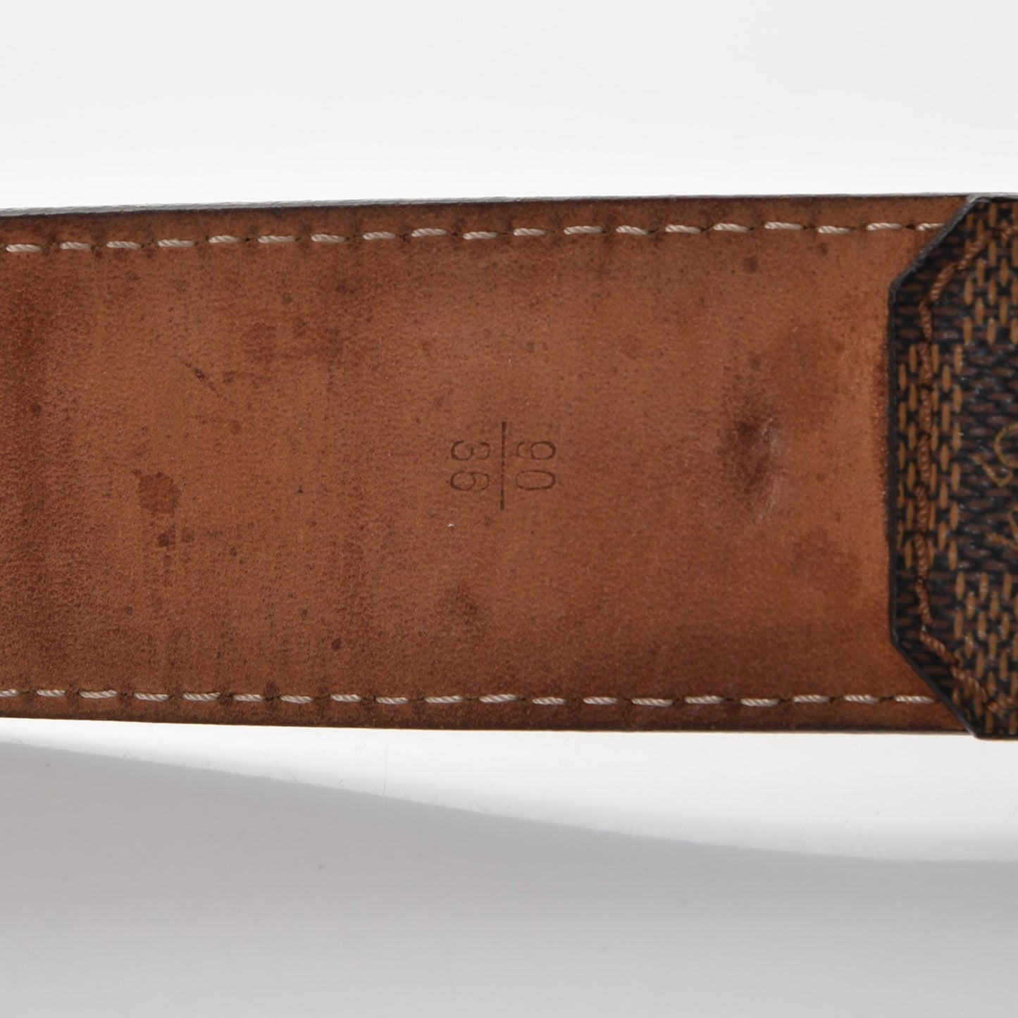 Damier Ebene Inventeur Belt 90 36