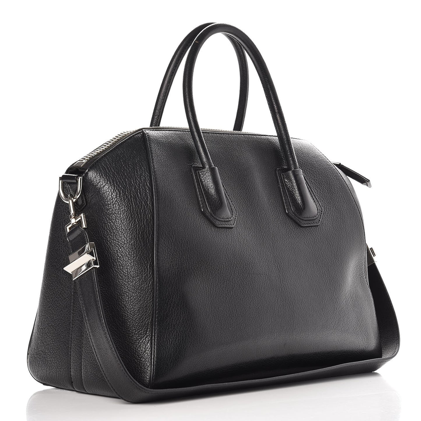 Sugar Goatskin Medium Antigona Black
