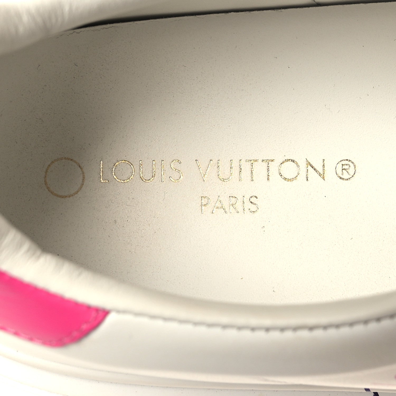 Louis Vuitton Monogram Time Out Sneakers 38.5 White Pink 9 of 10