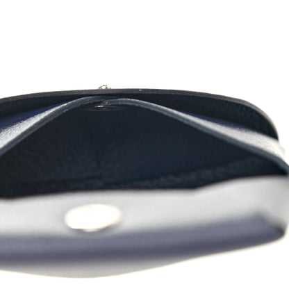 Hermes Chevre Mysore Bastia Coin Purse Bleu Indigo 4 of 6