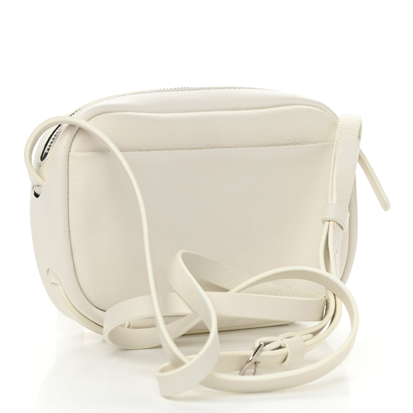 Calfskin Logo XS Everyday Camera Bag White