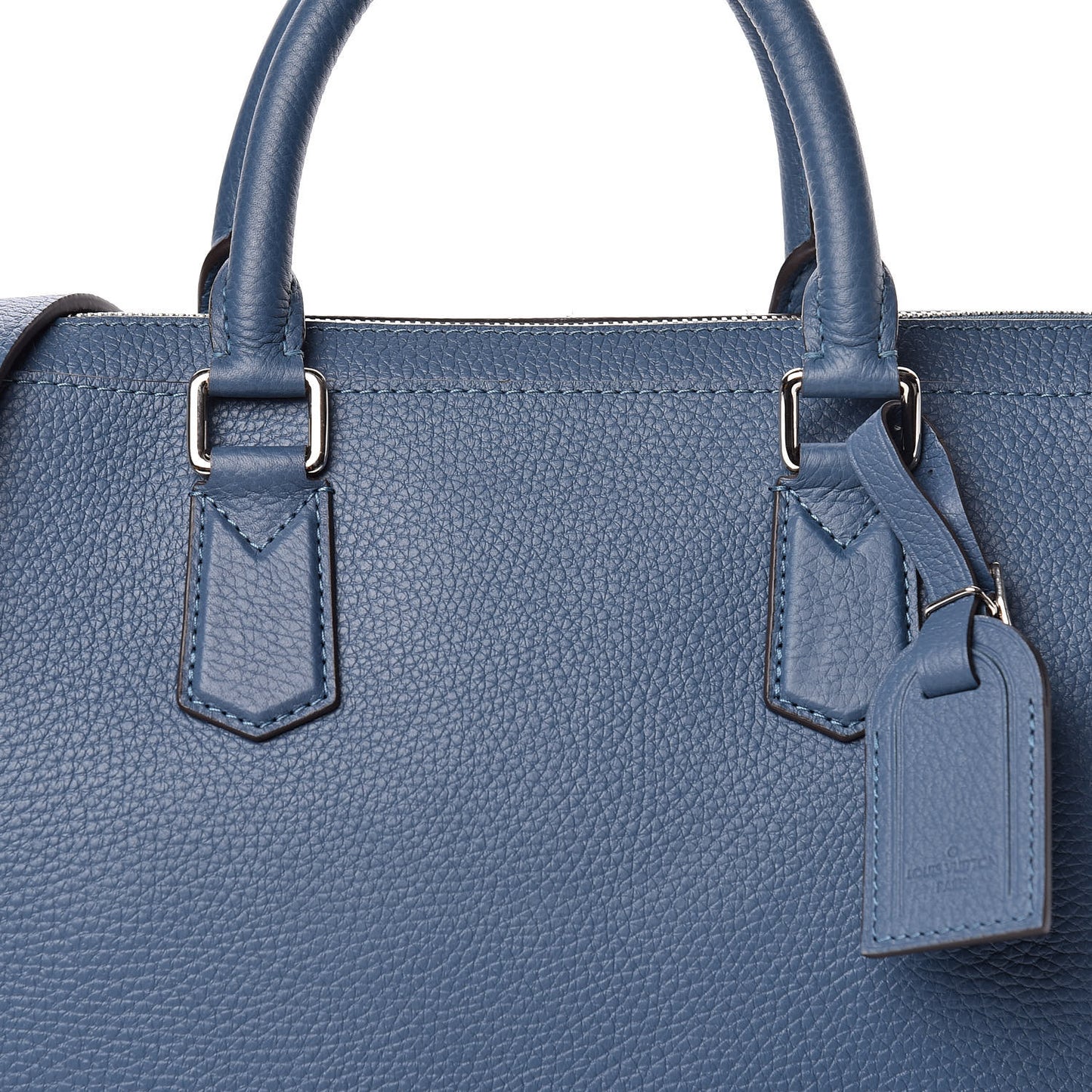 Taurillon Victor Briefcase Blue Gris