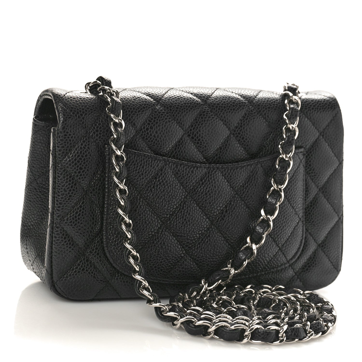Chanel Caviar Quilted Mini Rectangular Flap Black 3 of 12
