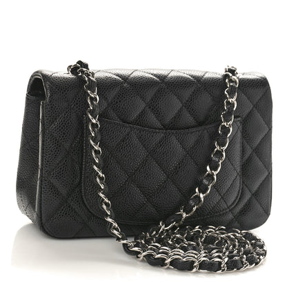 Chanel Caviar Quilted Mini Rectangular Flap Black 3 of 12