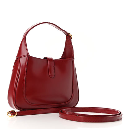 Gucci Boarded Dyana Lux Calfskin Mini Jackie 1961 Hobo New Cherry Red 3 of 10