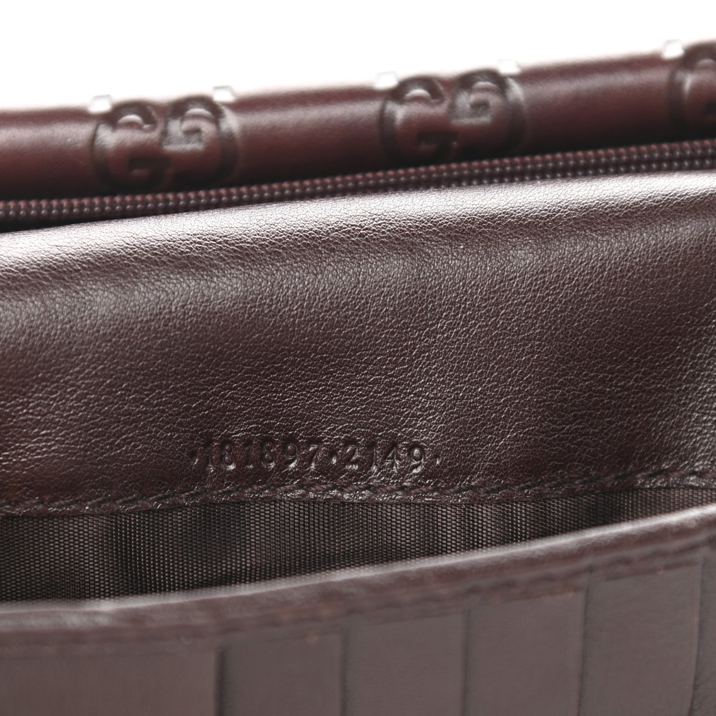 Guccissima Indy Continental Wallet Brown