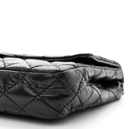 Chanel Iridescent Lambskin Quilted Snake Chain 2.55 Reissue Flap Black 11 of 11