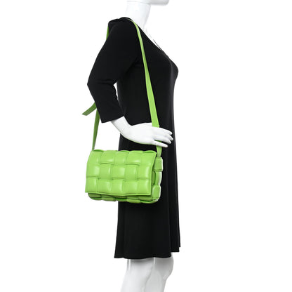 Bottega Veneta Nappa Maxi Intreccio Padded Cassette Crossbody Bag Acid Green 2 of 10