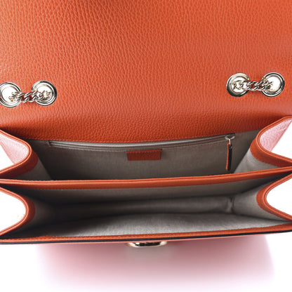 Gucci Dollar Calfskin Interlocking G Shoulder Bag Sun Orange 5 of 10