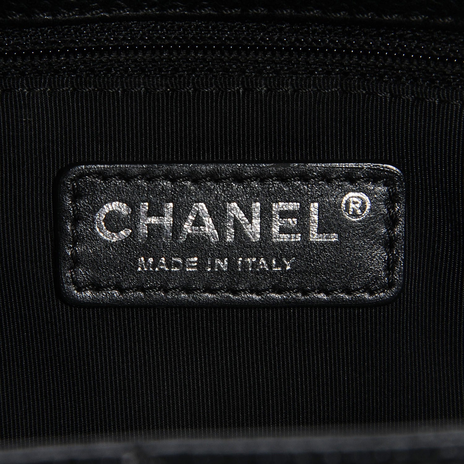 Chanel Caviar Quilted Grand Shopping Tote GST Black 7 of 7