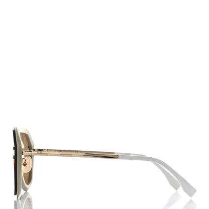 Fendi FF Fabulous Shield Sunglasses FF M0039/G/S White 4 of 6