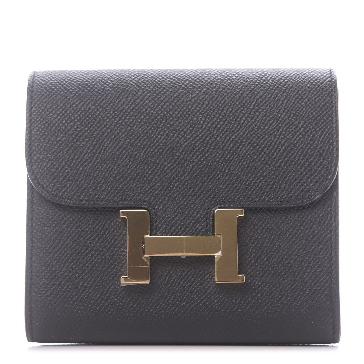 Hermes Epsom Constance Short Wallet Black 1 of 10