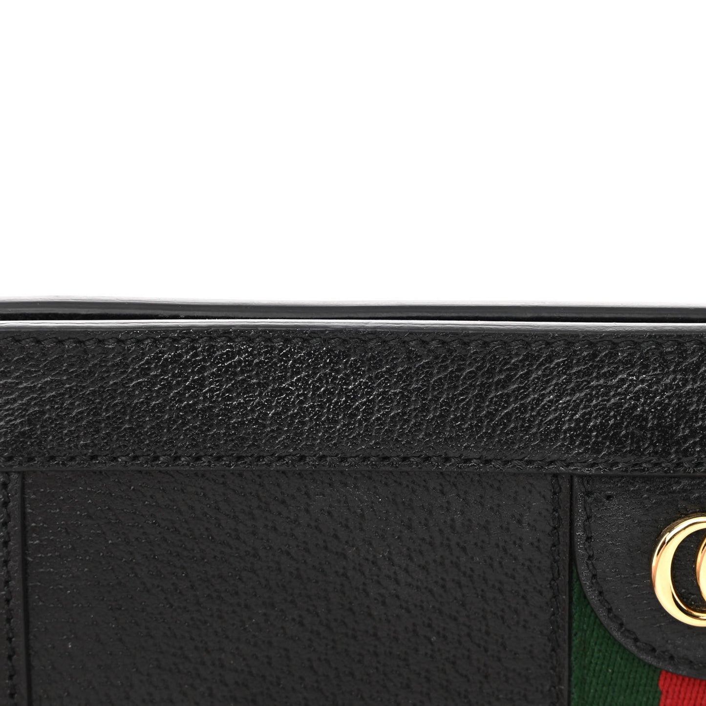 Calfskin GG Web Small Ophidia Chain Shoulder Bag Black