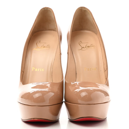 Christian Louboutin Patent Bianca 140 Pumps 37 Nude 2 of 12