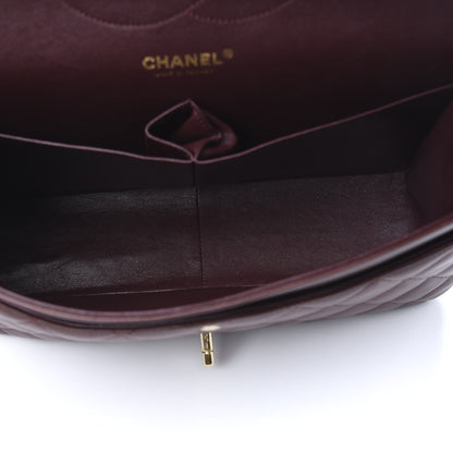Chanel Lambskin Quilted Jumbo Double Flap Burgundy 5 of 12