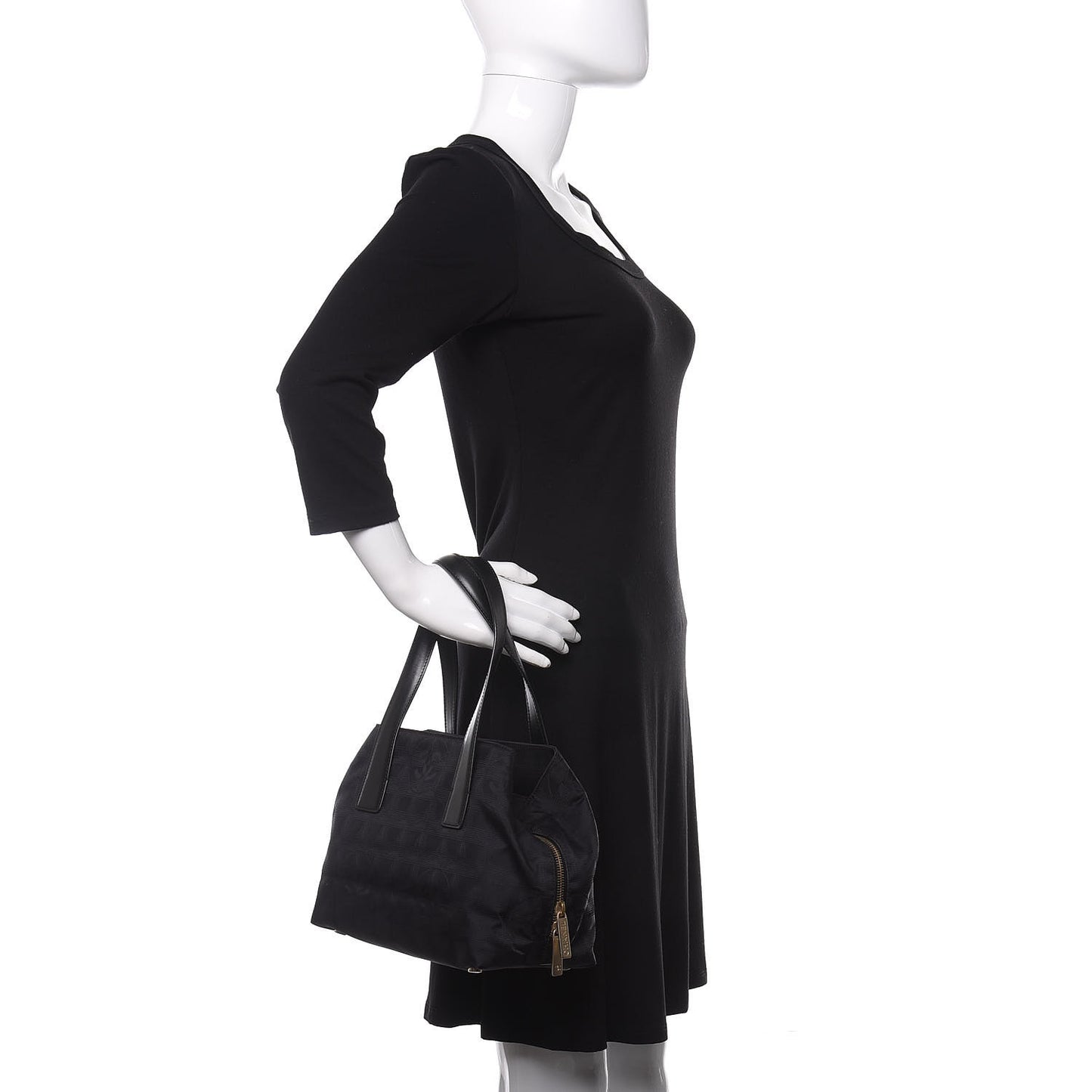 Nylon Travel Tote Black