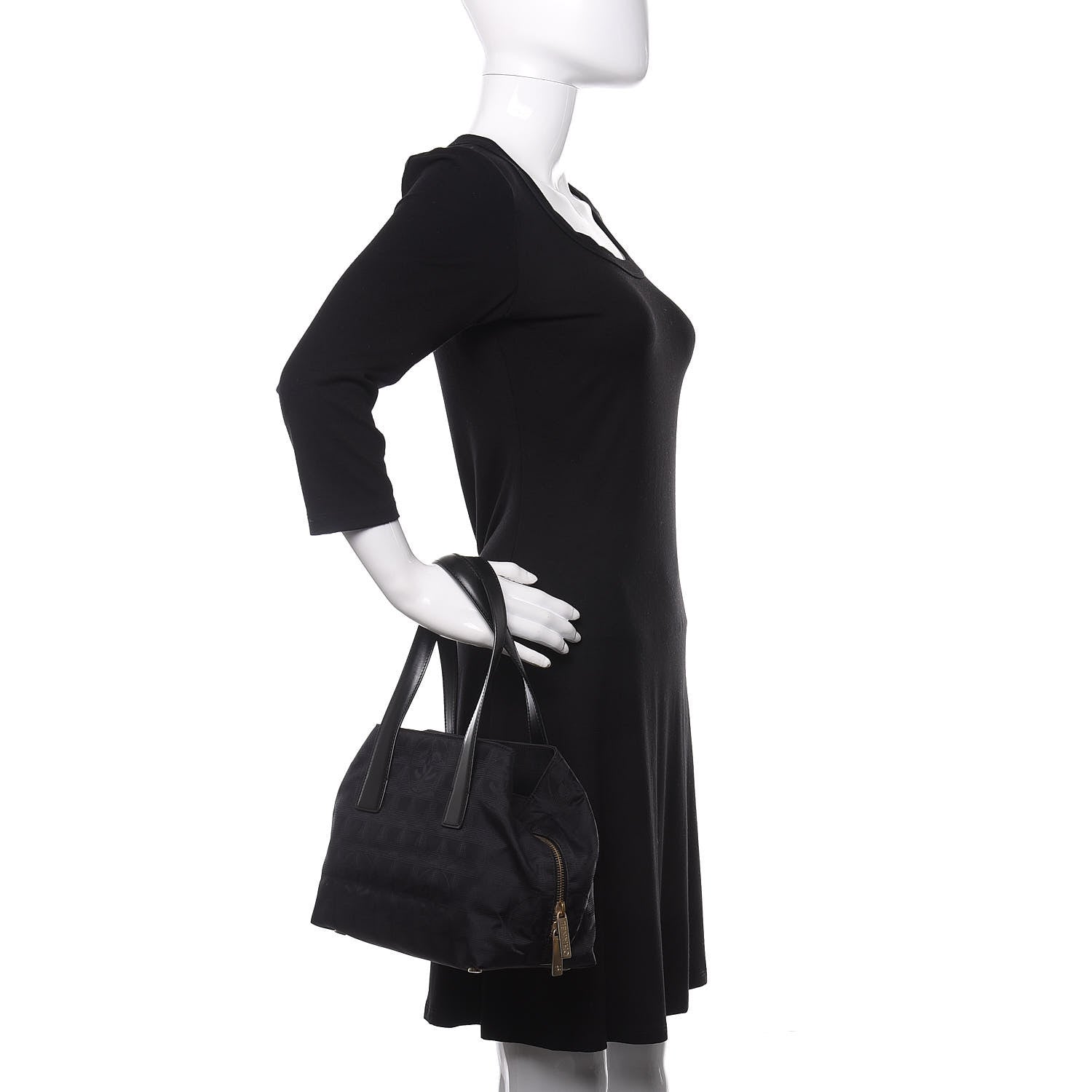 Chanel Nylon Travel Tote Black 2 of 10