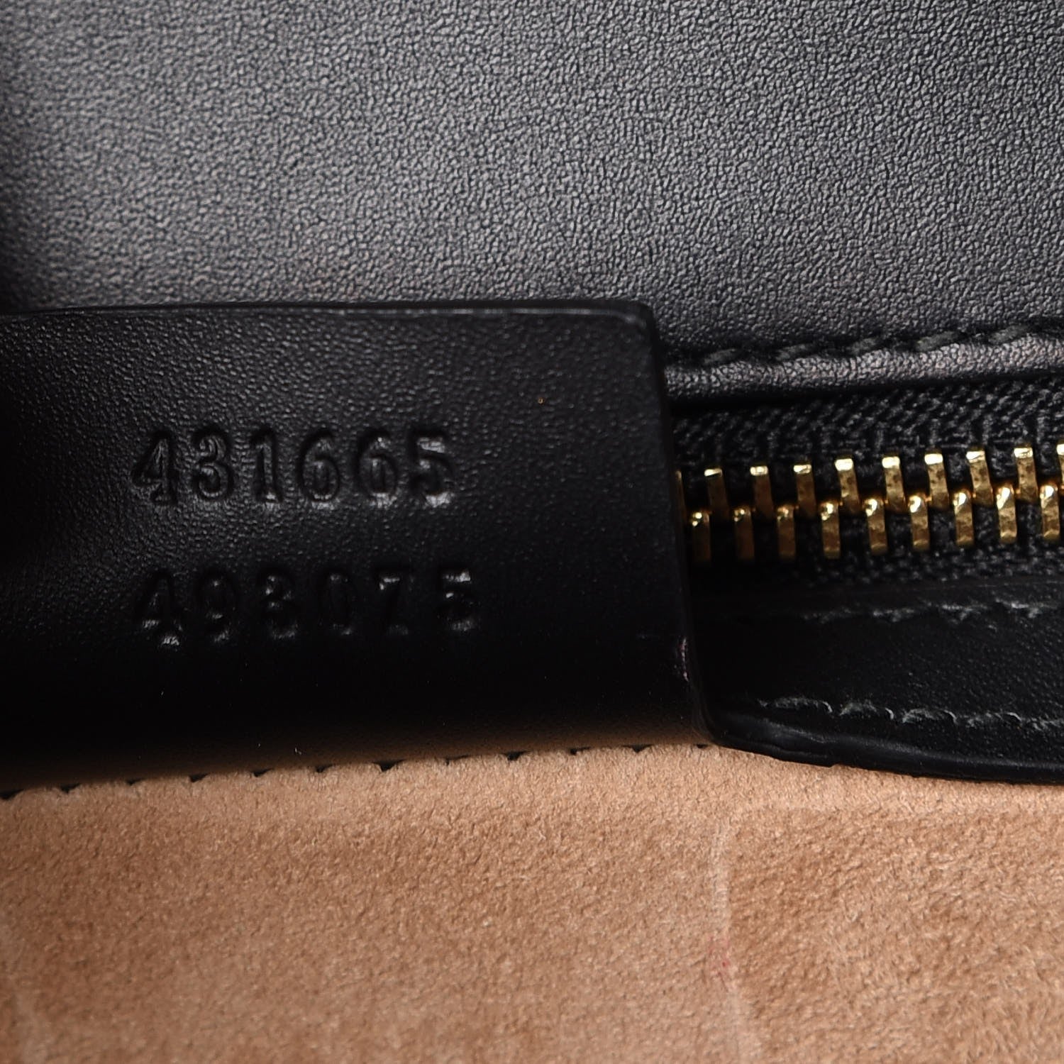 Gucci Calfskin Animal Studs Medium Sylvie Top Handle Bag Black 7 of 9
