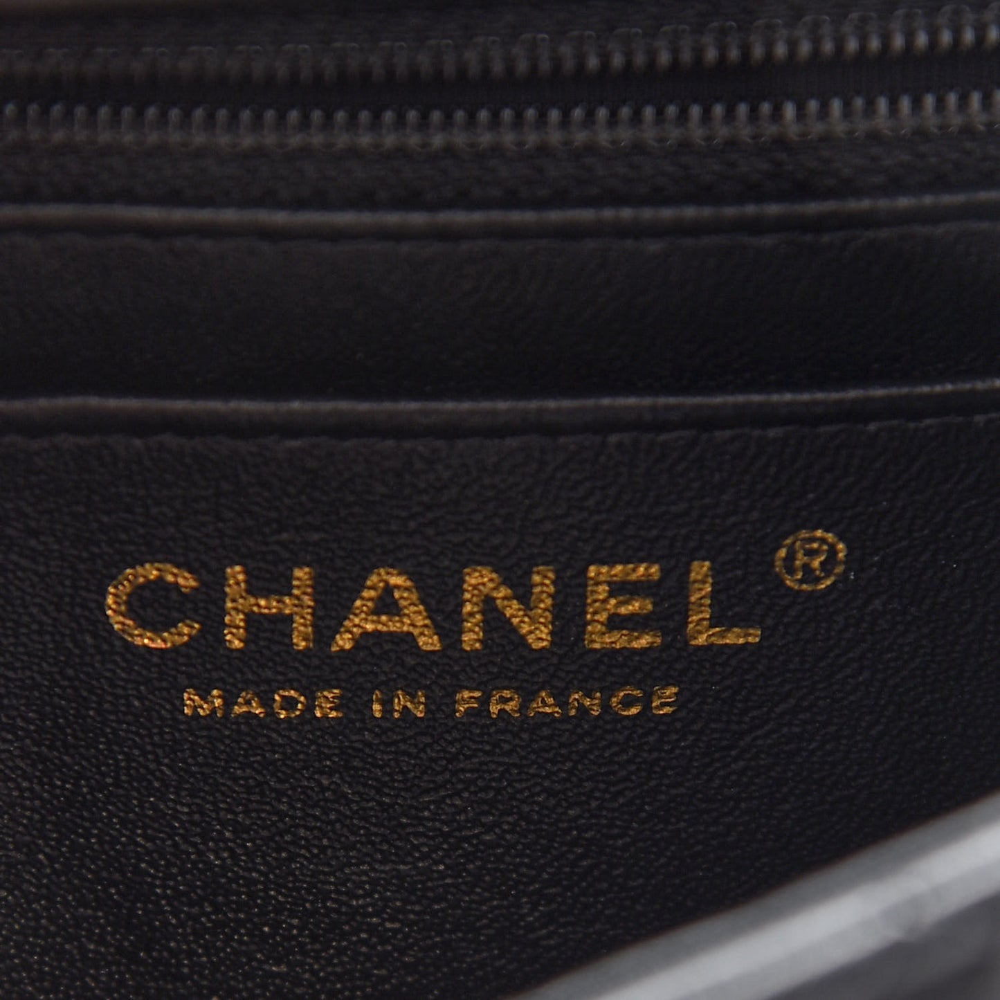 Lambskin Quilted Mini Rectangular Flap Black