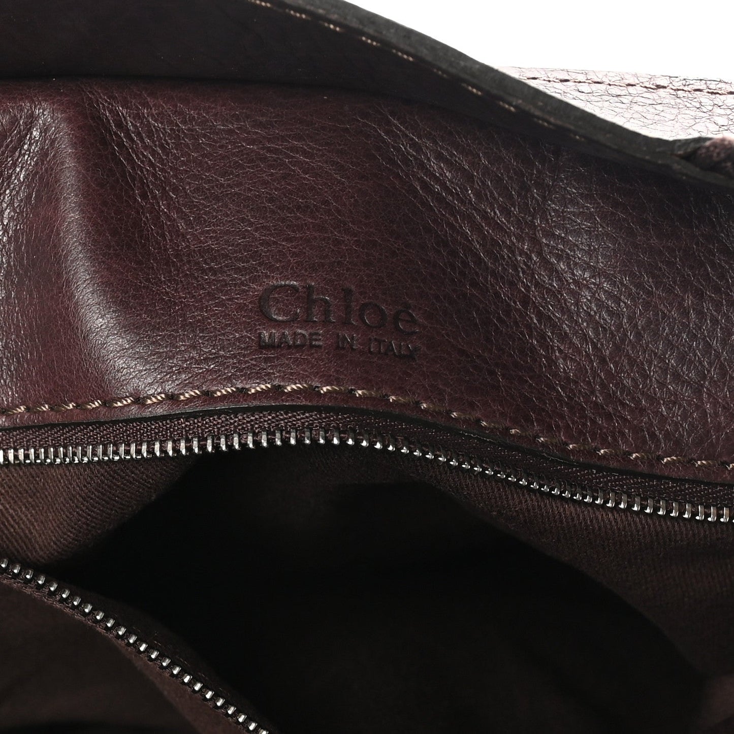 Calfskin Paddington Front Pocket Tote Chocolate