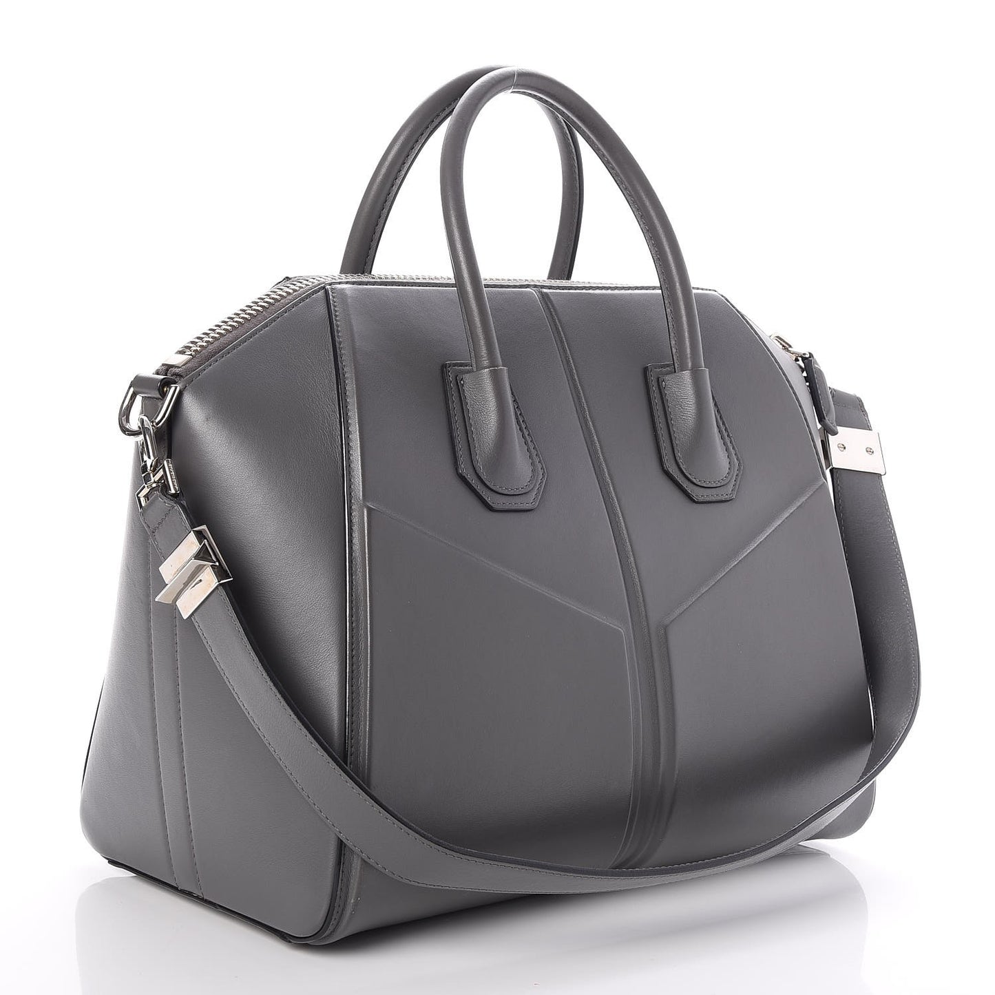 Calfskin 3D Animation Medium Antigona Grey