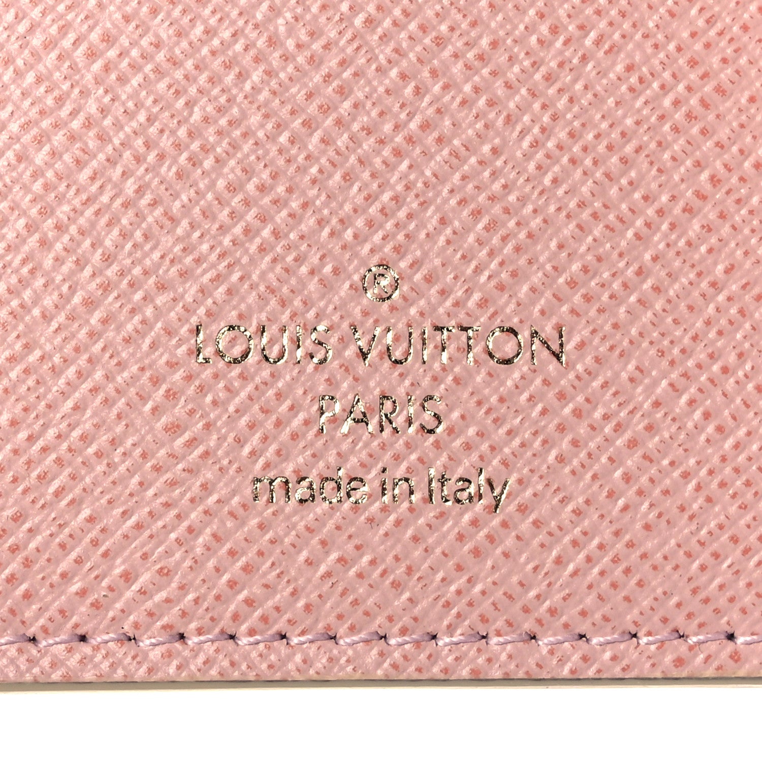 Louis Vuitton Damier Azur Victorine Wallet Rose Ballerine 7 of 10