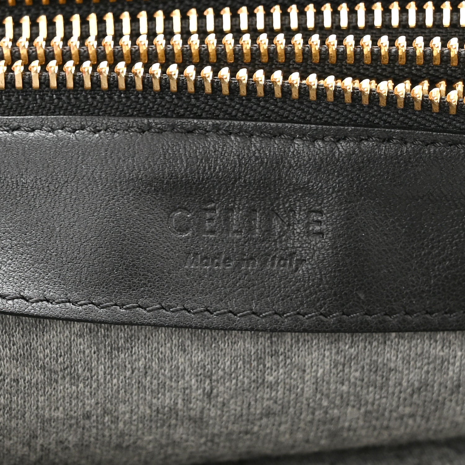 Celine Lambskin Large Trio Crossbody Bag Black 8 of 11