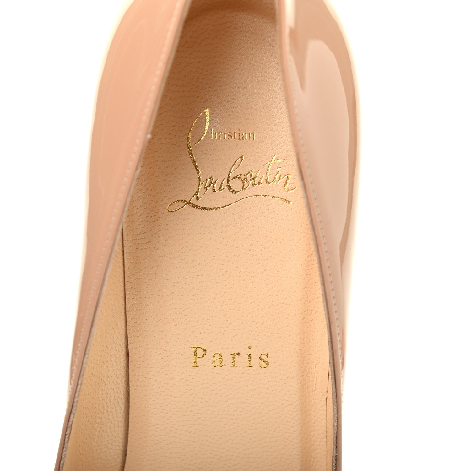 Christian Louboutin Patent Pigalle 100 Pumps 40 Nude 7 of 8