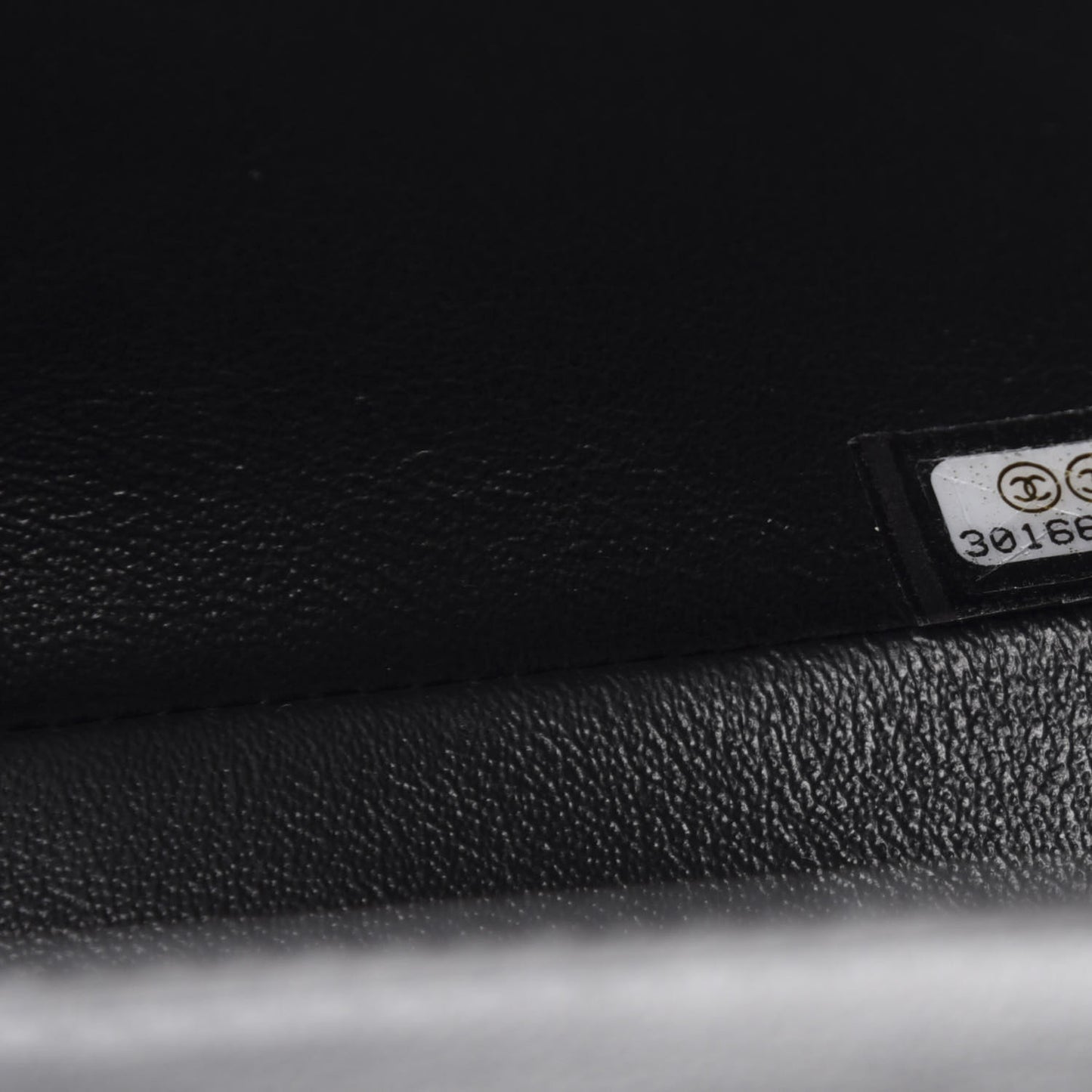 Lambskin Quilted Mini Rectangular Flap Black