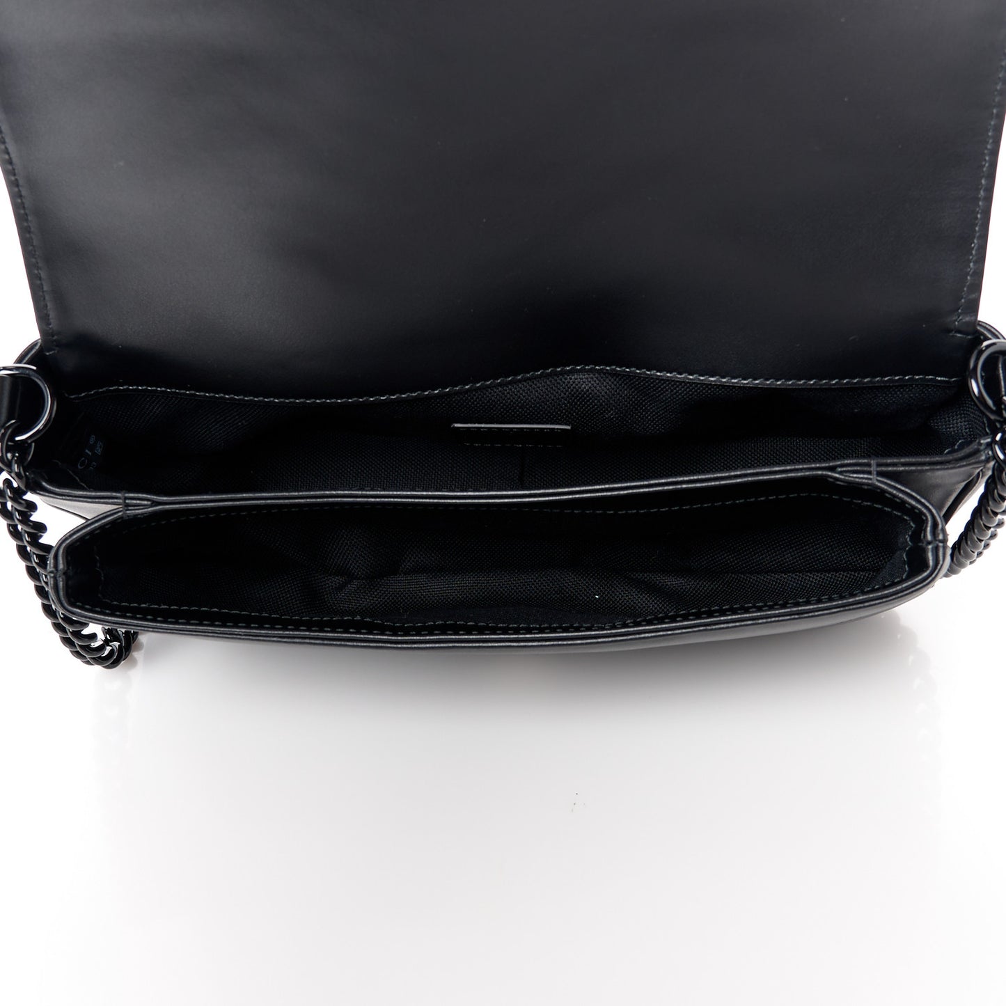 Calfskin Matelasse Monochrome GG Marmont Crossbody Shoulder Bag Black